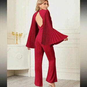 Red jumpsuit NWOT